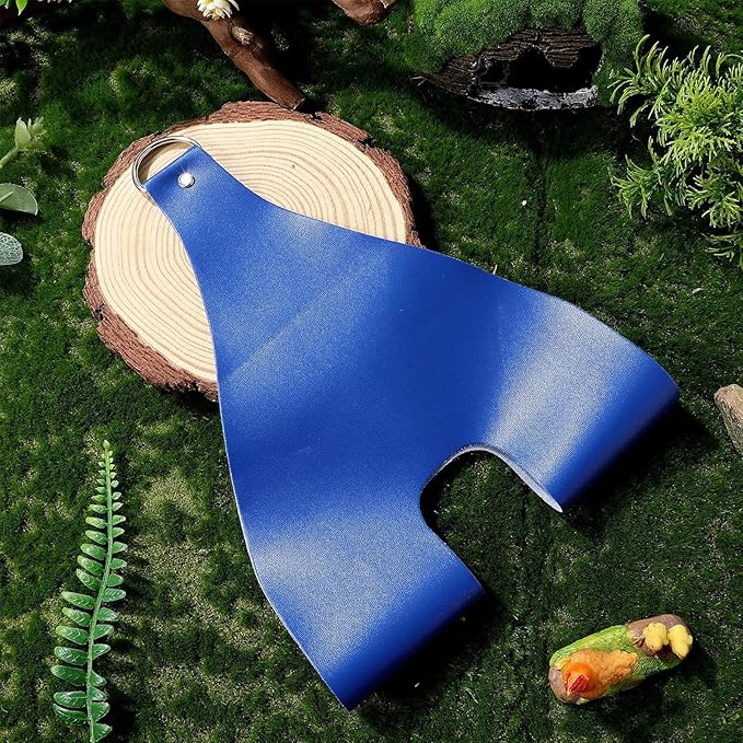Chicken Carrier PU Chicken Holder Bag Purse Waterproof Poultry Sling with Handle Pet Weighing Bag Pouch Rooster Catching Hand for Ducks Rabbits Travel Transport Accessories Farm Supplies (Blue)
