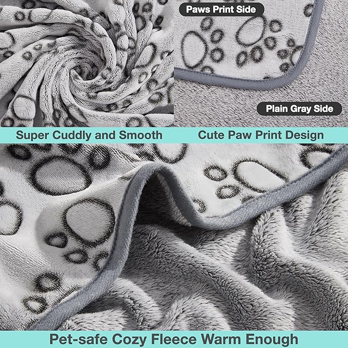 Stuffed Small Dog Blanket for Puppy Cat Bed, Washable Indoor Dog Beds & Furniture, Soft 24 * 32 inches Blanket Small Pet Supplies