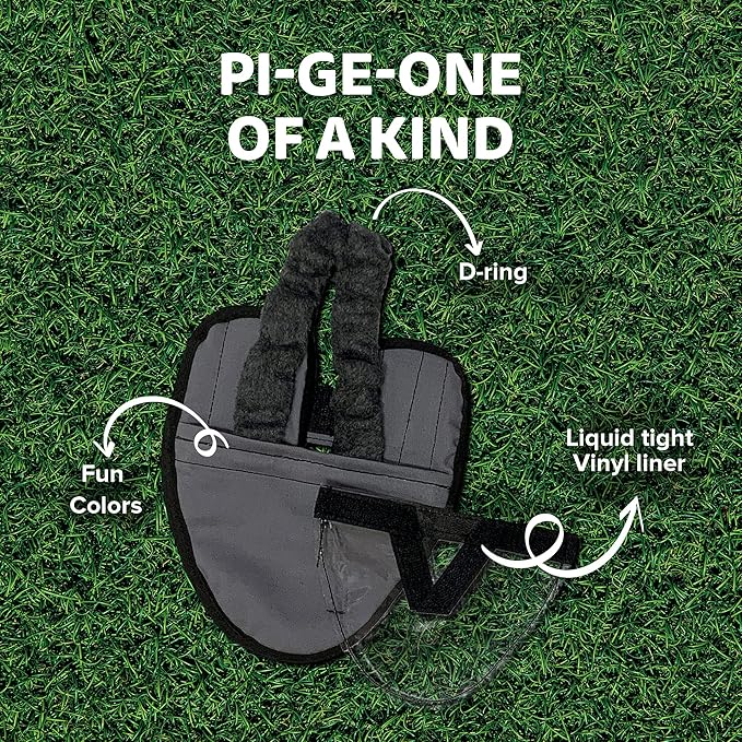 Hen Holster Starter Kit - Wrap-Around Duck Diaper w/Removable Liner & Fixed Tab - Durable, Secure Fit, Easy-to-Wear - Essential Duck Supplies for Real Ducks, Made in USA - Gray, XS