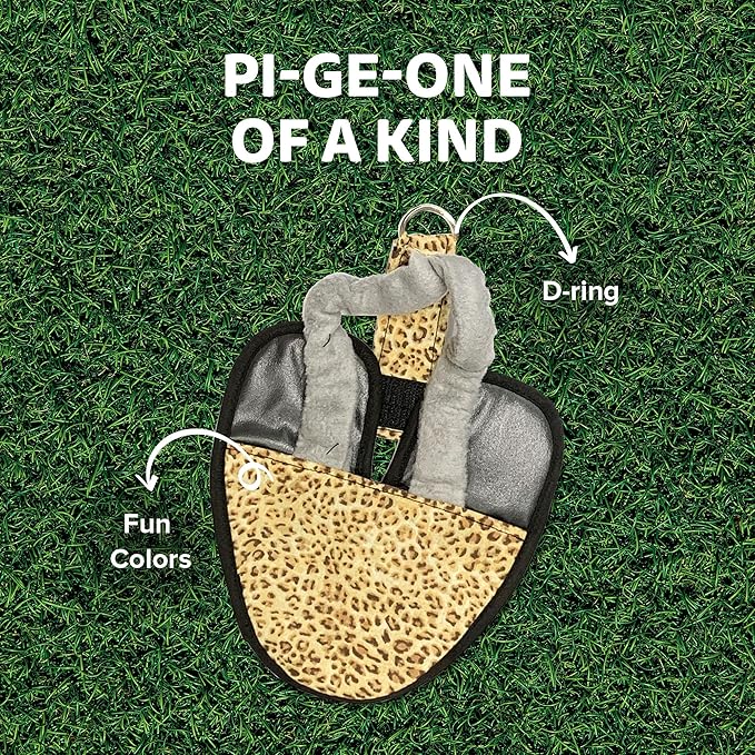 Hen Holster Premium Starter Kit - Bird Diaper, Wrap Around for Larger Pigeons, Small Breed Hens & Roosters - Leak-Proof, Comfortable Bird Harness with Sewn-in Liner & Hook & Loop Closure - XS, Leopard