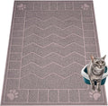 Cat Litter Mat, Litter Trapping Mat Soft on Kitty Paws, 47" x 35" Kitten Litter Box Mat for Cleaner Floors, Waterproof, Easy Clean, Durable XL Large Size Cat Litter Pad for Kitten.